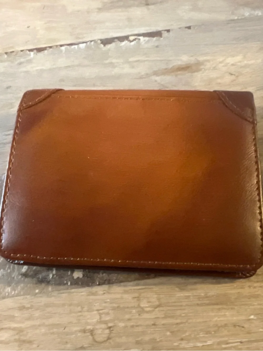 Tan Leather Men’s Wallet - Classic Bifold